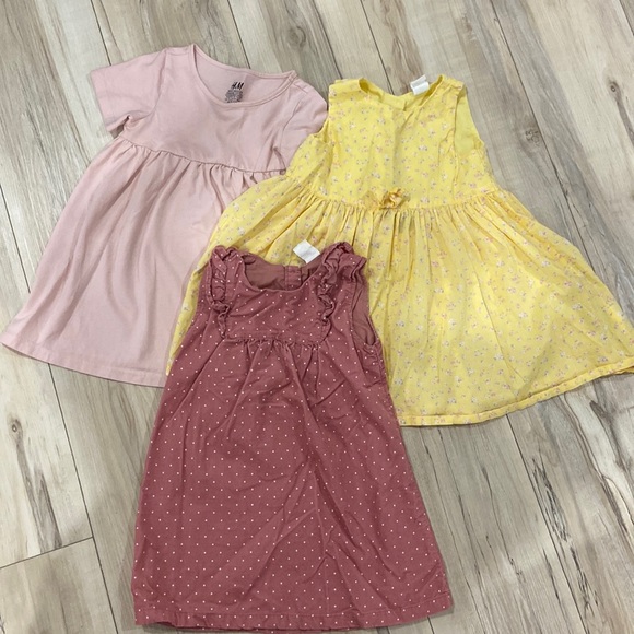 H&M Other - Lot of 3 EUC H &M Dresses Size 1 1/2-2Y (2T)